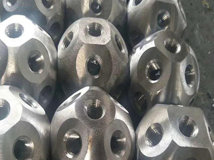 石狮螺栓球网架杆件制作